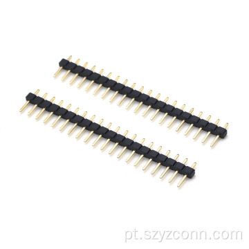 Cabeçalho de pino de 3,0 mm em linha única reta 20P